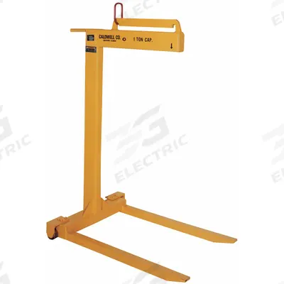 CALDWELL Wheeled Pallet Lifter: Wheeled Pallet Lifter, 2,000 lb Max Load Capacity - Wheeled Pallet Lifters