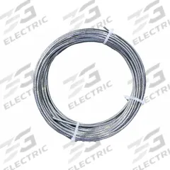 APPROVED VENDOR Wire Rope: Stainless Steel, 1 x 19, 1,640 lb Working Load Limit, 25 ft Overall Lg (MPN 2TAK8). Key specifications — End Type: Plain; Brand: APPROVED VENDOR.