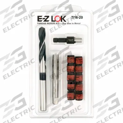 APPROVED VENDOR Self Locking Thread Insert: Std Wall, 7/16"-20 Int Thrd Sz - Self-Locking Insert & Installation Tool Kits