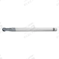 OSG Ball End Mill: Carbide, WXL Coated, 2 Flute, 5 mm Mill Dia, 8 mm LOC, 80 mm OAL (MPN 3106500)