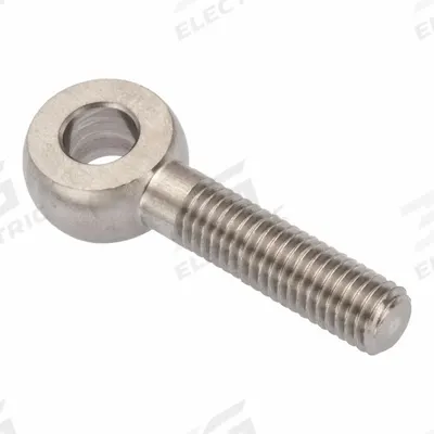AMPG Fixed Rod End: Stainless Steel, Plain, 60 mm Hole Center-to-End Lg, Right Hand - Stainless Steel Male Threaded Fixed Rod Ends