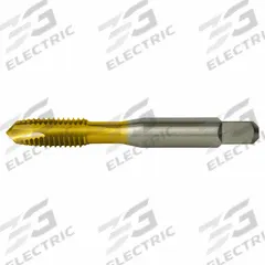 CLEVELAND Spiral Point Tap: #1-72 UNF, H2 / 2B, 2 Flute, Plug Chamfer, TiN Coated High Speed Steel (MPN C83055)