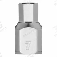 MILWAUKEE Bit Socket: 1/4 in Drive Size, Hex Tip, 7 mm Tip Size, 51/64 in Overall Lg, Fixed Insert (MPN 45-34-1134). Key specifications — attr1204765: Fixed Insert; attr1204767: MILWAUKEE.