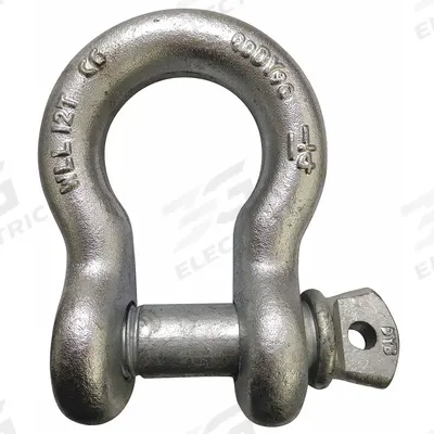 APPROVED VENDOR Anchor Shackle: Anchor Shackle, 25,000 lb Working Load Limit, Alloy Steel - High-Strength Anchor Shackles for Lifting