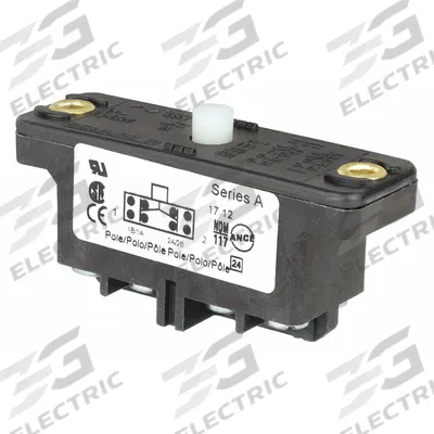 TELEMECANIQUE SENSORS Snap Action Switch: Plunger Actuator, 2NO/2NC - Plunger Snap-Action Switches