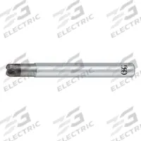 OSG Corner Radius End Mill: Carbide, WXS Coated, 4 Flute, 1/2" Mill Dia, 0.2" LOC, 1/8" Rad, 5" OAL (MPN 44700611)