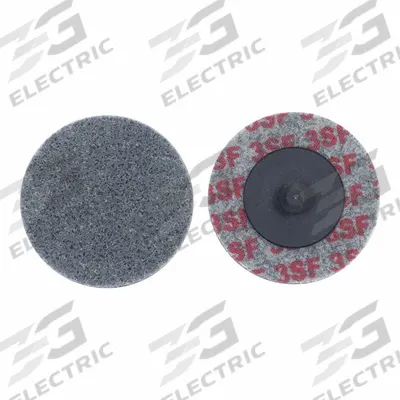 NORTON Quick-Change Disc: 2 in Dia, TR Quick-Change, Silicon Carbide, Fine, Soft (3) - Final Finishing Wheels for Stainless Steel & Nickel Alloys
