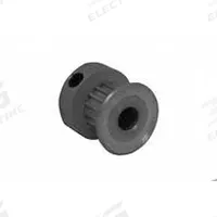 APPROVED VENDOR Timing Pulley: Trapezoidal, Fixed, For MXL Timing Belt Section, For 1/4 in Belt Wd (MPN 16MP025-6CA2). Key specifications — attr1328229: APPROVED VENDOR; attr1328272: Trapezoidal; attr1328235: Anodized.