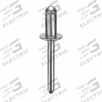 Blind Rivet,1 44/53" L,1/4" dia,PK100: Inch, 1 53/64 in Overall Lg, 1/2 in Body Lg, Open End, 100 PK (MPN U34180.025.0084). Key specifications — Brand: APPROVED VENDOR.