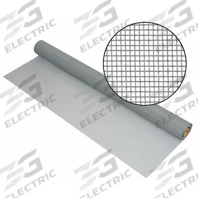 PHIFERGLASS Replacement Screen: Fiberglass, Gray, 18 x 14 Mesh Size, 5 ft Wd - Fiberglass Door and Window Screen