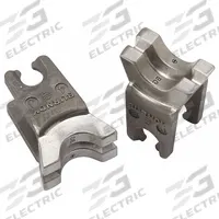 BURNDY Upper and Lower Crimping Die: 6 to 1/0 AWG ACSR/6 to 1/0 AWG Aluminum/6 to 4/0 AWG Copper (MPN WBG). Key specifications — attr511073: YC-C copper CRIMPIT™ Connectors; attr511072: Copper; attr473934: BURNDY; attr511069: Green; attr542116: 6 to 1/0 AWG Aluminum; attr511067: PATMD.