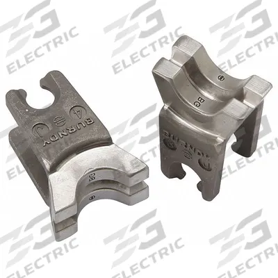 BURNDY Upper and Lower Crimping Die: 6 to 1/0 AWG ACSR/6 to 1/0 AWG - Burndy Replacement Crimping Dies