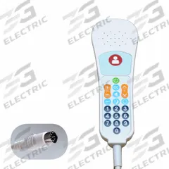 CREST HEALTHCARE SUPPLY Infrared Pillow Speaker: 3 3/16 in Overall Wd, 8-Pin DIN, 30V DC (MPN ET1601EXABA500ZE1). Key specifications — End Connection Type: 8-Pin DIN; Standards: UL 1069; Manufacturer Part Number: ET1601EXABA500ZE1; Color: White; Voltage: 30V DC; Brand: CREST HEALTHCARE SUPPLY; Call Station Type: Infrared Pillow Speaker.