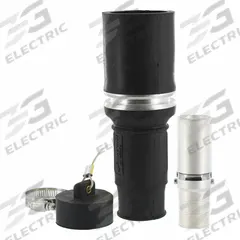 Single Pole Inline: Female, Black, 1000V AC, 898 A, Crimp Tube Termination, 49 Series (MPN 49F53-E). Key specifications — Gender: Female; Series: 49; Brand: LEVITON.