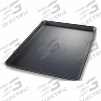CHICAGO METALLIC Sheet Pan: Sheet Pan Pan, Full Sheet Pan Size, Anodized Aluminum, Pre-Seasoned (MPN 44694). Key specifications — Bead Closure: Closed Bead; Coating: Pre-Seasoned; Pan Style: Sheet Pan; Perforation: Solid; Brand: CHICAGO METALLIC; Material: Anodized Aluminum; NSF Certified: Yes; Sheet Pan Size: Full.