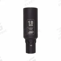 INGERSOLL RAND Impact Socket: Metric, 18 mm Socket Size, 6-Point, Deep, 2 61/64 in Overall Lg (MPN DXS2SM18L). Key specifications — attr1215501: INGERSOLL RAND; attr1215515: Manganese Phosphate; attr1215518: 18 mm.