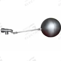BOB Float Valve Assembly: For Water Media, Angle Valve Body, Cylindrical, Horizontal Piping, FNPT (MPN R1370-1-5). Key specifications — Mounting: Horizontal Piping; Arm Adjustability: Adjustable; Connection Gender - Side 1: Female; Connection Gender - Side 2: Female; Brand: BOB; Connection Type - Side 1: NPT; Connection Type - Side 2: NPT; Flow Rate: 52.5 gpm @ 35 psi.