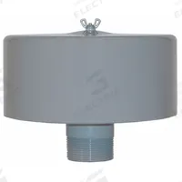 SOLBERG Filter Silencer: 2 in (M)NPT Inlet Size, 135 cfm, 7.25 in Overall Ht, 7.75 in Outside Dia (MPN F-31P-200). Key specifications — attr60071: F-31P-200; attr60074: SOLBERG.