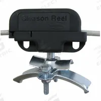 GLEASON Festoon Cable Carrier Trolley: Wire Rope, Round, 0.6 in – 0.94 in, 3.86 in Overall Lg (MPN FRT-05). Key specifications — Compatible Cable Type: Round; Trolley Wheel Material: Nylon; Brand: GLEASON; Compatible Track Type: Wire Rope; Material: Nylon.