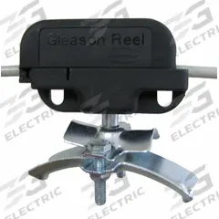 GLEASON Festoon Cable Carrier Trolley: Wire Rope, Round, 0.6 in – 0.94 in, 3.86 in Overall Lg (MPN FRT-05). Key specifications — Compatible Cable Type: Round; Trolley Wheel Material: Nylon; Brand: GLEASON; Compatible Track Type: Wire Rope; Material: Nylon.