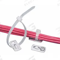 PANDUIT Metal Detectable Cable Tie Mount: 0.17 in Slot Wd, 0.07 in Slot Ht, Natural, 1 in Ht, 100 PK (MPN MBMS-S10-CY). Key specifications — For Use With: Miniature, Intermediate and Standard Cable Ties; Size: 0.14 in L x 0.5 in W x 1 in H; Color: Natural; Screw Mount Hole Size: #10; Brand: PANDUIT.