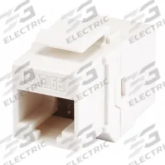 MONOPRICE Keystone Jack: Coupler, Category Couplers, 1 Ports, White, 5e, RJ45, 7302. Key specifications — Color: White; Display Sell UOM: EA; Brand: MONOPRICE.