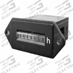 TRUMETER Electromechanical Hour Meter: Hour Meters, Front Panel Mounting, Analog, 1 1/8 in x 2 in (MPN HMA302/120VAC/60HZ). Key specifications — Mounting Style: Flush; Standards: CE; Bezel Face Shape: Rectangular; Brand: TRUMETER; Manufacturer Part Number: HMA302/120VAC/60HZ; Meter Type_Broad: Analog.
