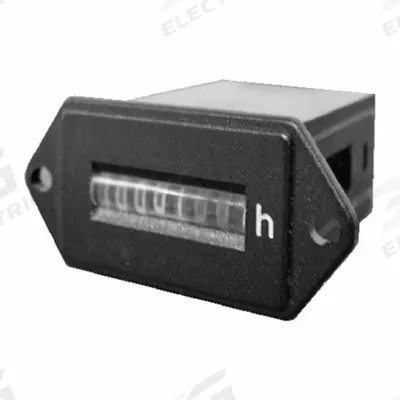 TRUMETER Electromechanical Hour Meter: Hour Meters, Front Panel Mounting, Analog