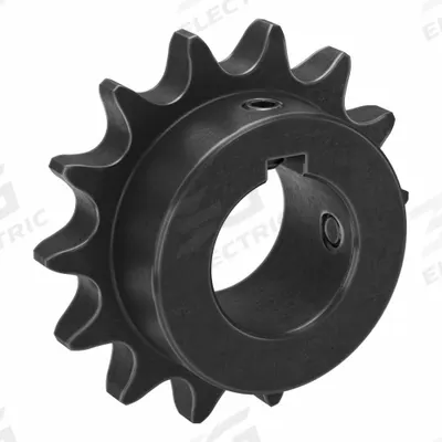 TSUBAKI Single Strand Sprocket: 60, For 3/4 in Chain Pitch, 1 7/16 in Bore Dia - Size 60 Fixed-Bore Roller Chain Sprockets