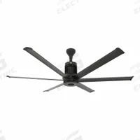 BIG ASS FANS Ceiling Fan: 13,598 cfm Airflow, 6 ft Blade Dia, 7 Speeds, 100 to 277V AC, Single Phase (MPN MKI61061806A728I24S2). Key specifications — Voltage: 100 to 277V AC; Light Kit: Yes; Series: I6; Number of Speeds: 7; Phase: Single; Current: 2 mA; Brand: BIG ASS FANS.