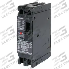 SIEMENS Molded Case Circuit Breaker: 110 A Amps, 42kA at 480V AC, Fixed, Load Side Lug, ABC, HED4 (MPN HED42B110). Key specifications — Phase Connection: ABC; Instantaneous Trip: Fixed; Terminal Connection: Load Side Lug; Series: HED4; Max. AIR Rating: 42kA at 480V AC.