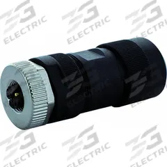 MURRELEKTRONIK Circular Connector: L Coded, 5 Socket, M12 Screw, IP67, Screw Terminals, Straight, PA (MPN 7000-P4611-0000000). Key specifications — Connector Body Type: Socket; Coding: L; Brand: MURRELEKTRONIK; Voltage Rating: 63V AC/63V DC; Thread Size: M12; Mounting Style: Screw; IP Rating: IP67; Housing Material: PA.
