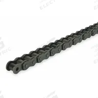 DAYTON Roller Chain: Single Strand, 80, 1 in Pitch, Steel, 10 ft Overall Lg, Riveted Pin, Steel (MPN 2YDW9)