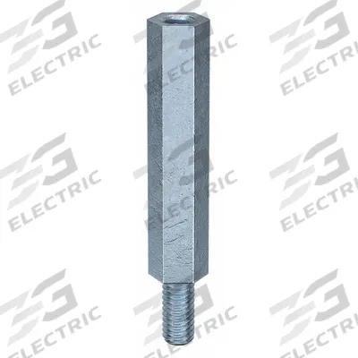 APPROVED VENDOR Standoff: Male x Female, M2.5x0.45 Thread Sz, 25.6 mm Lg, Hex, Steel, Zinc-Plated - Steel Male x Female Standoffs