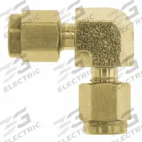 BRENNAN INDUSTRIES Compression Fitting Elbow: 3/4 in OD x 3/4 in OD Size, Tube x Tube, Brass (MPN N2500-12-12-B). Key specifications — Compatible Fitting Brands: Parker A-LOK; Brand: BRENNAN INDUSTRIES; Series: N2500.