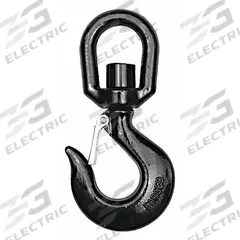 DAYTON Slip Hook: 3,000 lb Working Load Limit, 80 Hook Grade, Alloy Steel, 1/2 in Material Thick (MPN 1DNH7). Key specifications — Color: Black; Brand: DAYTON; Visual Indicator Markings: None.