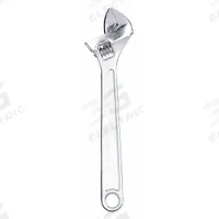 WESTWARD Adjustable Wrench: Alloy Steel, Chrome, 8 in Overall Lg, 1 3/16 in Jaw Capacity, Plain Grip (MPN 1NYA3). Key specifications — attr309359: Chrome; attr324924: WESTWARD; attr309358: Alloy Steel.