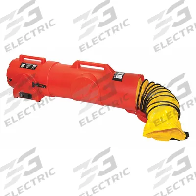 AIR SYSTEMS INTERNATIONAL Confined Space Fan: 12 V DC, 8 in Duct Dia, 1/4 hp Horsepower - Axial Blower & Ducting Combination Units