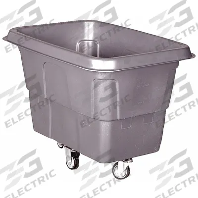 GRAINGER Cube Truck: 14 cu ft, 300 lb, 45 in L x 32 in W x 33 1/2 in H, (2) Rigid/(2) Swivel - High-Maneuverability Cube Trucks