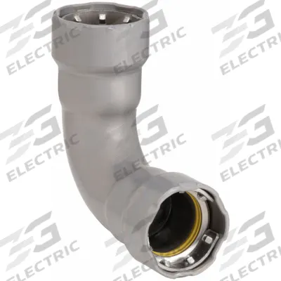 VIEGA MEGAPRESS Crimp Elbow Fitting: 1 in Pipe x 1 in Pipe Size, Press-fit x Press-fit - Gas Steel Press Pipe Fittings