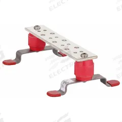 Grounding Busbar: Copper, 10 in Grounding Bar Lg, (3) 3/8 in/(4) 1/4 in Grounding Bar Holes and Size (MPN GB2B0304TPI-1). Key specifications — Material: Copper; For Use With: Telecom/Data Center; Ground Wire Included: No; Grounding Bar Holes and Size: (3) 3/8 in; Includes: Panduit GB2B0304TPI-1 Grounding Busbar; Brand: PANDUIT.