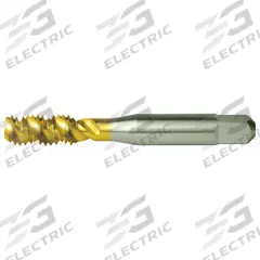 CLEVELAND Spiral Flute Tap: #6-32 UNC, H3 / 2B, 2 Flute, Bottoming Chamfer (MPN C55570)