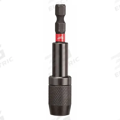 MILWAUKEE Bit Holder: Bit Holder, Impact, 1/4 in Compatible Bit Size - Standard Bit Holders