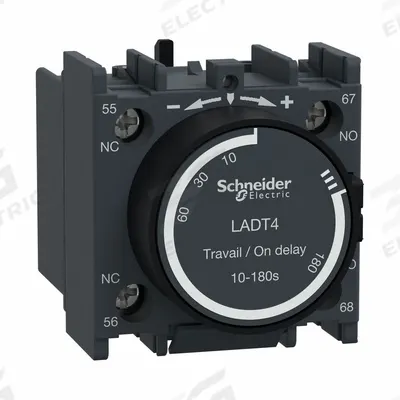 SCHNEIDER Timer Module: On Delay, 10 sec – 180 sec - Front-Mounted IEC Delay Timers