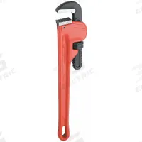 ROTHENBERGER One-Handed Pipe Wrench: Cast Iron, 5 in Jaw Capacity, Serrated, 36 in Overall Lg (MPN 70156). Key specifications — attr309808: I-Beam; attr309815: Cast Iron; attr324941: ROTHENBERGER.