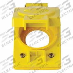 LEVITON Weatherproof Cover: Thermoplastic, FD/FS, FD Boxes/FS Boxes, 1 Gangs, 4 5/8 in Overall Ht (MPN 60W05). Key specifications — Brand: LEVITON; Color: Yellow; Compatible with Product Type: FS Boxes; Compatible with Series: FS; Mounting Orientation: Vertical.