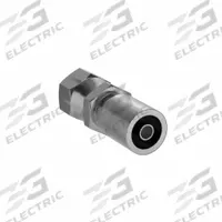 PARKER Hydraulic Crimp Fitting: Steel x Steel, Straight, -4 For Hose Dash Size, Female x Genderless (MPN 1MU43-4-4). Key specifications — Fitting Gender: Female x Genderless; Fitting Connection Type: Metric x Crimp; Brand: PARKER; Thread Size: M14-1.5; For Hose Dash Size: -4.