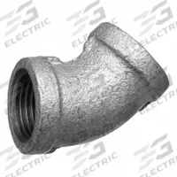 APPROVED VENDOR Metal Pipe Elbow: 45° Elbow, 150 psi, 3/8 in x 3/8 in, Malleable Iron (MPN 793FN4). Key specifications — Maximum Operating Pressure: 150 psi.