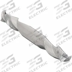 CLEVELAND Square End Mill: Carbide, Double End, 2 Flute, 3/16" Mill Dia, 3/8" LOC, 2" OAL (MPN C60175)