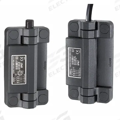 ELESA Hinged Safety Interlock Switch: CFSW Series, Top Output, 2NO/2NC - Hinged Safety-Interlock Switches